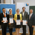 WER-PreisträgerInnen_2014: von li: Univ.-Prof. Dr. Christian Friesl / Bereichsleiter Bildung & Gesellschaft IV Österreich, die PreisträgerInnen Mag. Mustafa Durmus (Graz), Mag.a Dr.in Verena Gruber (Wien), Anna Maria Brunnhofer, BA und Jakob Foissner / WER-PreisträgerInnen_2014: von li: Univ.-Prof. Dr. Christian Friesl / Bereichsleiter Bildung & Gesellschaft IV Österreich, die PreisträgerInnen Mag. Mustafa Durmus (Graz), Mag.a Dr.in Verena Gruber (Wien), Anna Maria Brunnhofer, BA und Jakob Foissner WER-PreisträgerInnen_2014: von li: Univ.-Prof. Dr. Christian Friesl / Bereichsleiter Bildung & Gesellschaft IV Österreich, die PreisträgerInnen Mag. Mustafa Durmus (Graz), Mag.a Dr.in Verena Gruber (Wien), Anna Maria Brunnhofer, BA und Jakob Foissner