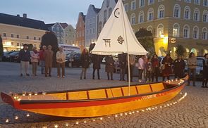 Gebet der Religionen am Schärdinger Stadtplatz