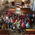 Start in der Kirche in Pühret