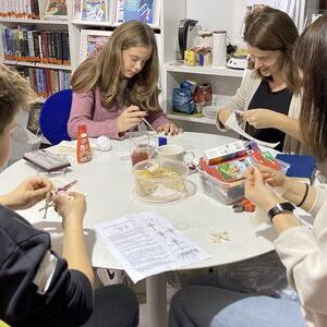 Rockaroas in der Bibliothek