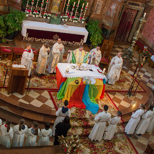 Ministrant*innentag am 25. Mai 2019 in St. Florian. Mehr als 1000 Minis treffen sich mit ihren Begleitpersonen im Stift St. Florian um miteinander zu feiern, andere MinistrantInnen kennen zu lernen und einen spannenden Tag miteinander zu verbringen.