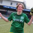 Sr. Elisabeth Siegl bei ihrer Leidenschaft: Fußball 