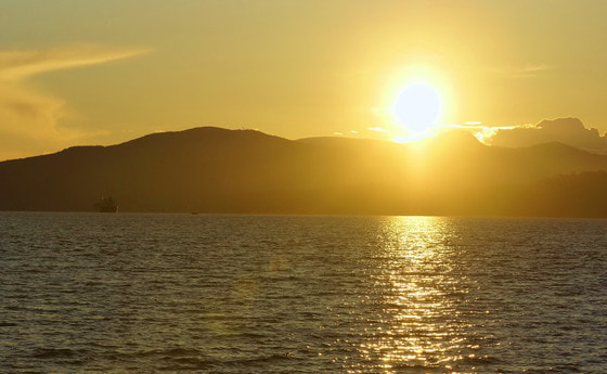 Sonnenuntergang in Vancouver. © Roland Lengauer                    