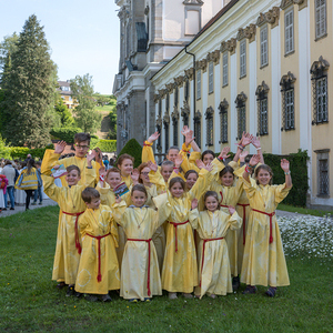 Ministrant*innentag am 25. Mai 2019 in St. Florian. Mehr als 1000 Minis treffen sich mit ihren Begleitpersonen im Stift St. Florian um miteinander zu feiern, andere MinistrantInnen kennen zu lernen und einen spannenden Tag miteinander zu verbringen.