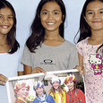 Mit Unterstützung von CAM und der Dreikönigsaktion können Ann, May und Jellian zur Schule gehen.