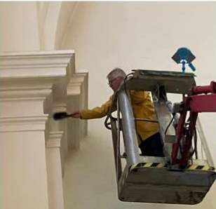 Putzdienst mit Hubstabler gesponsert FA Rainbacher