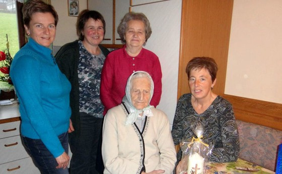  Herzliche Gratulation zum 101. Geburtstag