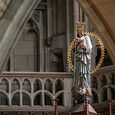 Marienstatue im Maria-Empfängnis-Dom / © OÖN / Volker Weihbold Marienstatue im Maria-Empfängnis-Dom