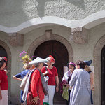 Begrüßung beim Atelier in der Pfarrgasse
